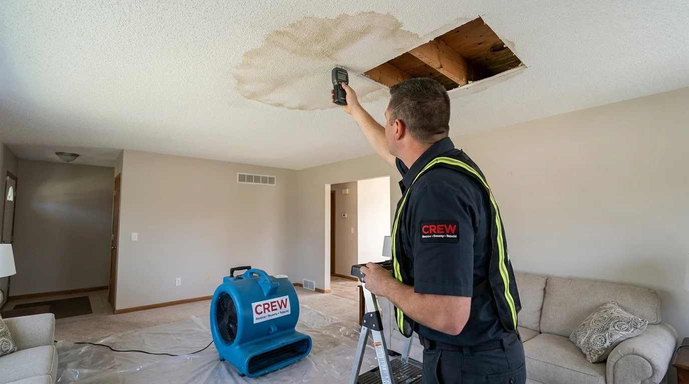 Emergency Ceiling Water Damage Repair in Sioux Falls